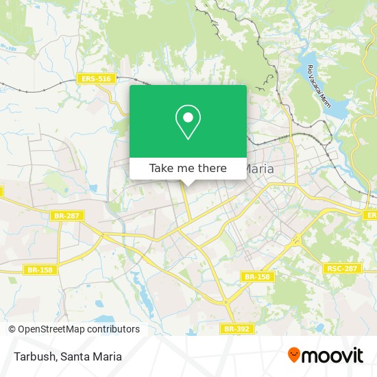 Mapa Tarbush