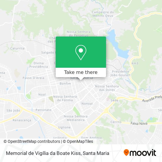 Memorial de Vigília da Boate Kiss map