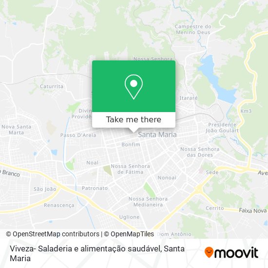 Viveza- Saladeria e alimentação saudável map