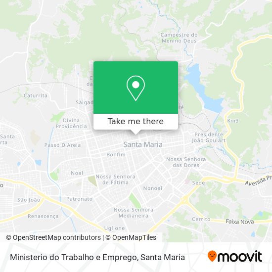 Ministerio do Trabalho e Emprego map