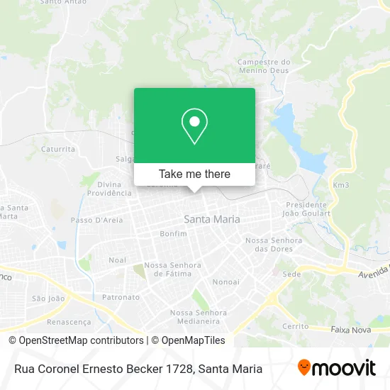 Rua Coronel Ernesto Becker 1728 map