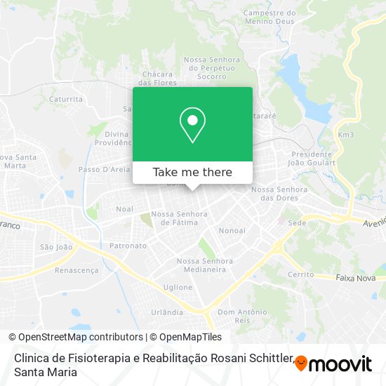 Clinica de Fisioterapia e Reabilitação Rosani Schittler map