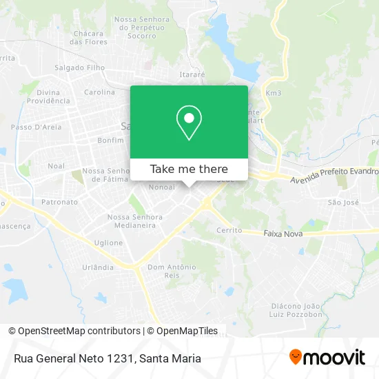 Rua General Neto 1231 map