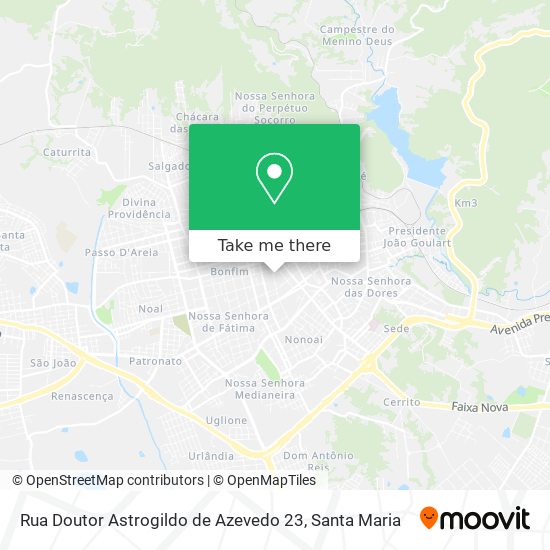 Mapa Rua Doutor Astrogildo de Azevedo 23