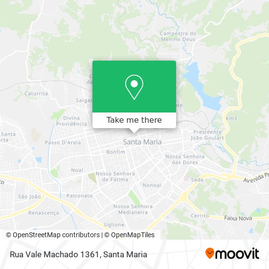 Rua Vale Machado 1361 map