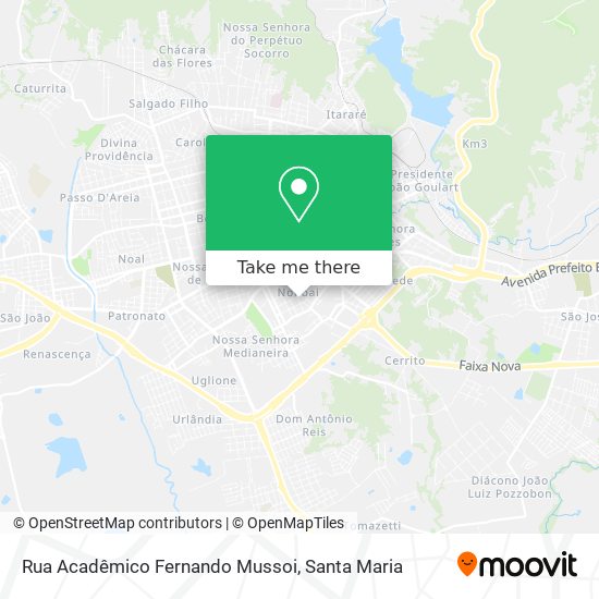 Rua Acadêmico Fernando Mussoi map