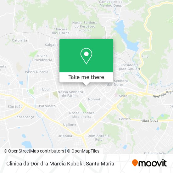 Clinica da Dor dra Marcia Kuboki map