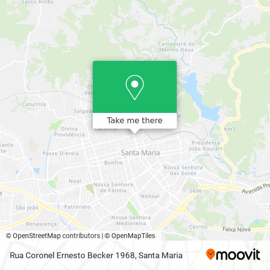 Rua Coronel Ernesto Becker 1968 map