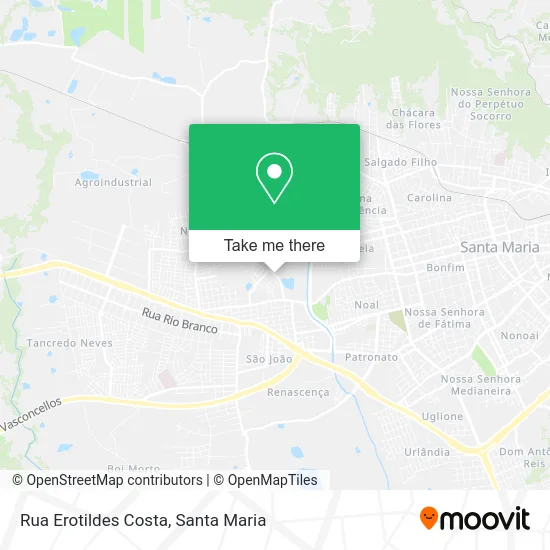 Rua Erotildes Costa map