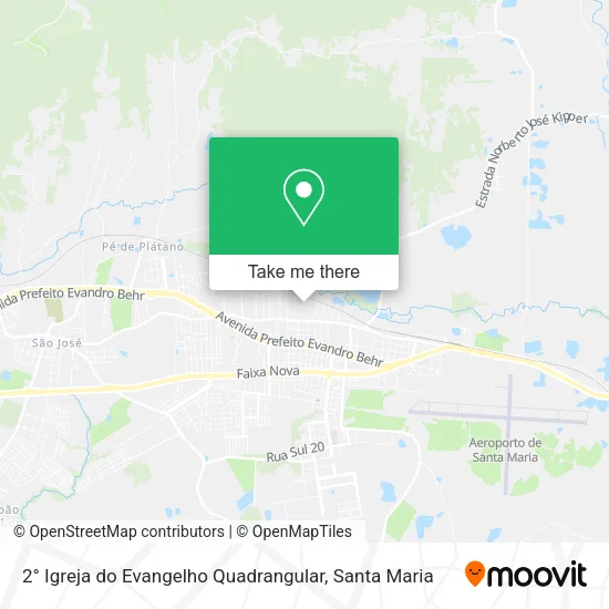 2° Igreja do Evangelho Quadrangular map