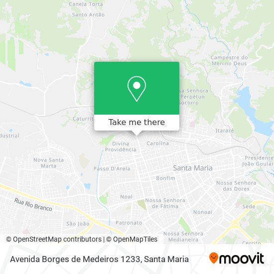 Mapa Avenida Borges de Medeiros 1233