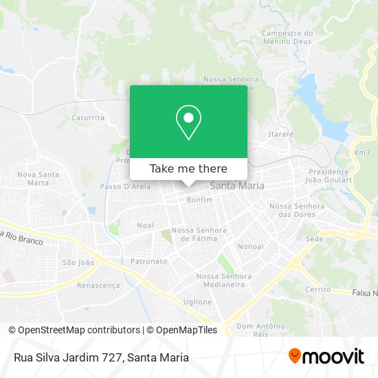 Mapa Rua Silva Jardim 727
