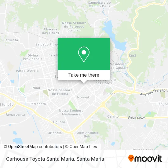 Carhouse Toyota Santa Maria map