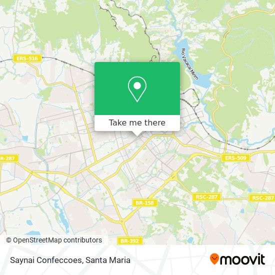 Mapa Saynai Confeccoes