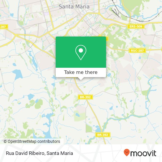 Mapa Rua David Ribeiro