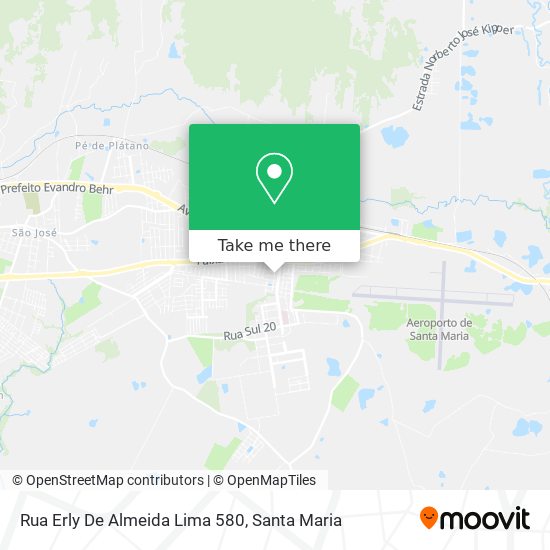 Rua Erly De Almeida Lima 580 map