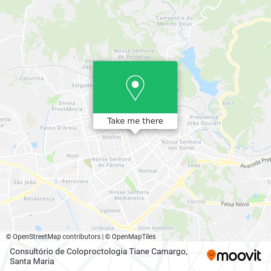 Consultório de Coloproctologia Tiane Camargo map
