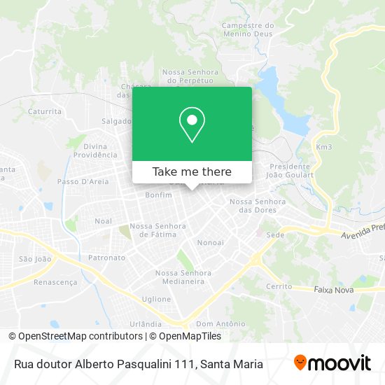 Mapa Rua doutor Alberto Pasqualini 111