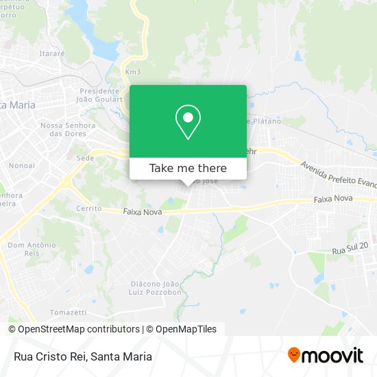 Rua Cristo Rei map