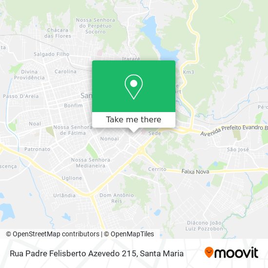 Rua Padre Felisberto Azevedo 215 map