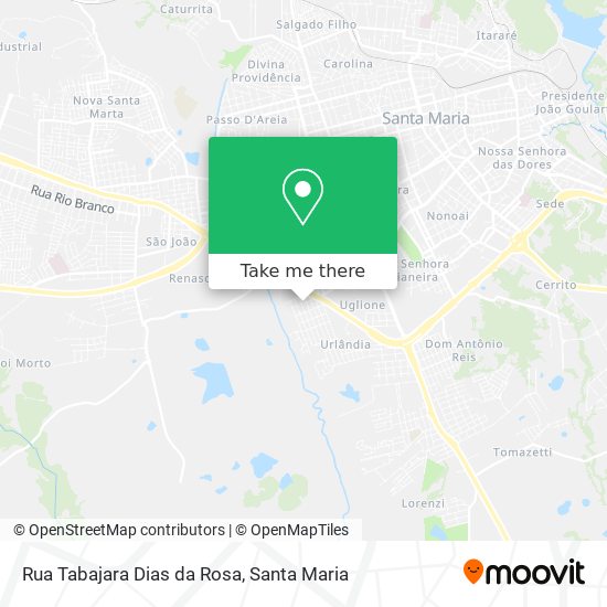 Mapa Rua Tabajara Dias da Rosa