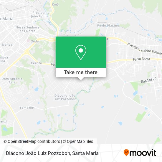 Diácono João Luiz Pozzobon map