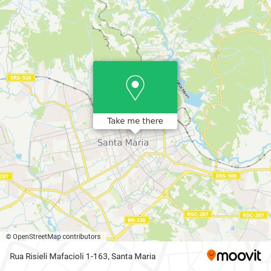 Mapa Rua Risieli Mafacioli 1-163