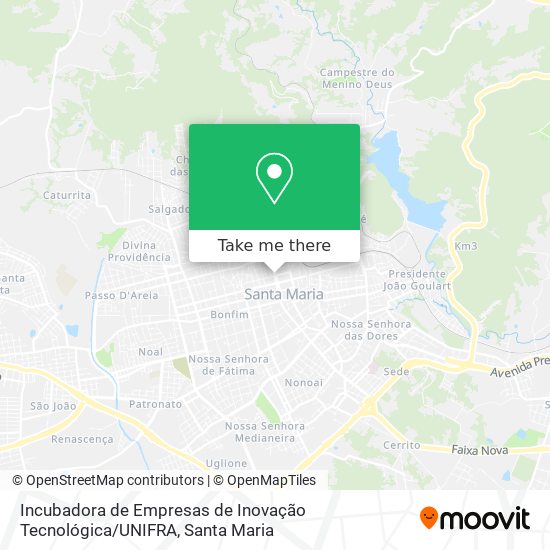 Incubadora  de  Empresas  de  Inovação  Tecnológica / UNIFRA map