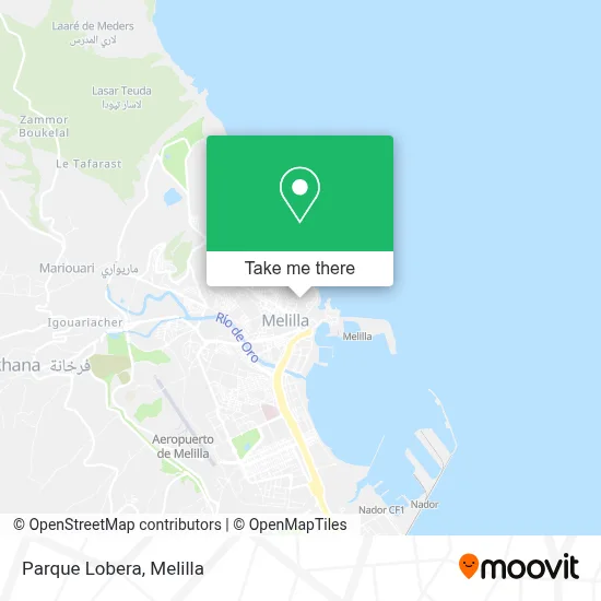 Parque Lobera map