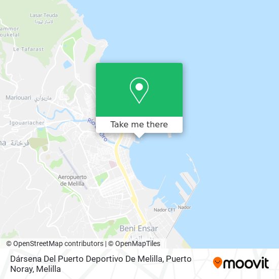 Dársena Del Puerto Deportivo De Melilla, Puerto Noray map