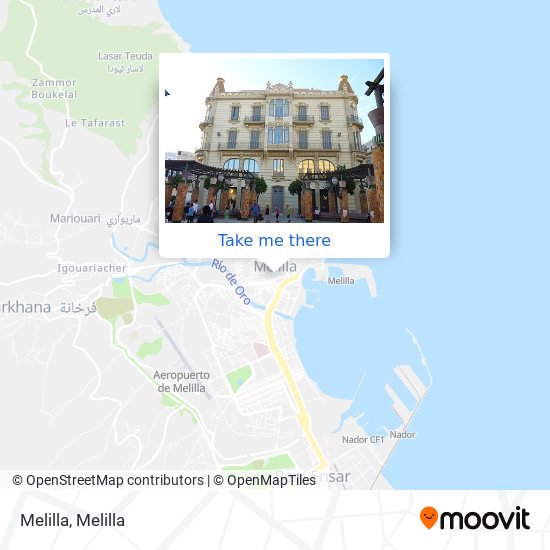 mapa Melilla