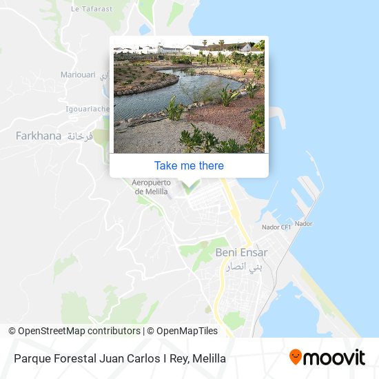 Parque Forestal Juan Carlos I Rey map