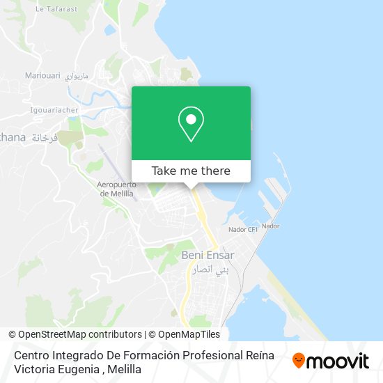 Centro Integrado De Formación Profesional Reína Victoria Eugenia map