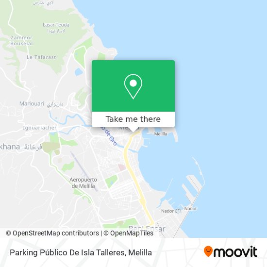 Parking Público De Isla Talleres map