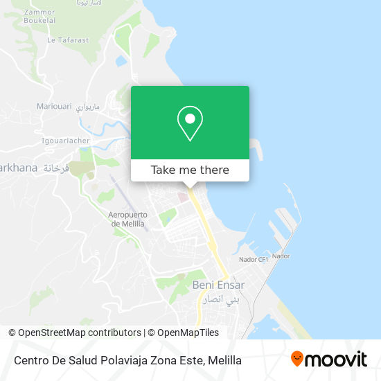 mapa Centro De Salud Polaviaja Zona Este