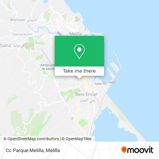mapa Cc Parque Melilla