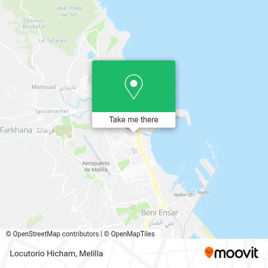 Locutorio Hicham map