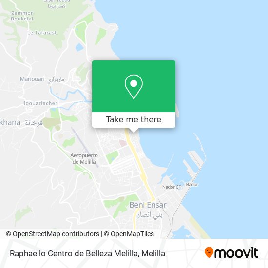Raphaello Centro de Belleza Melilla map