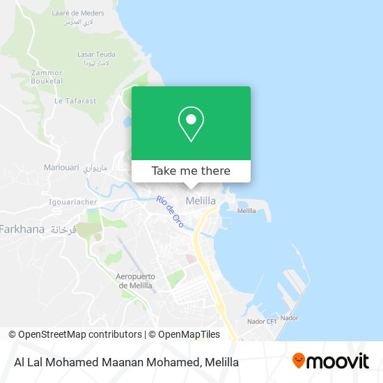 Al Lal Mohamed Maanan Mohamed map