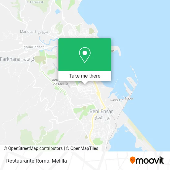 Restaurante Roma map