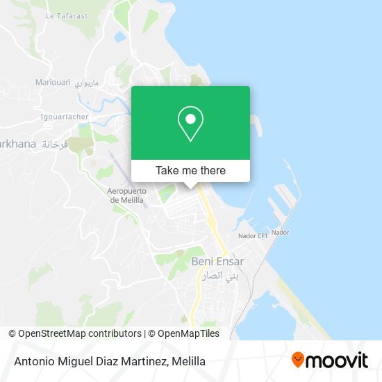 Antonio Miguel Diaz Martinez map