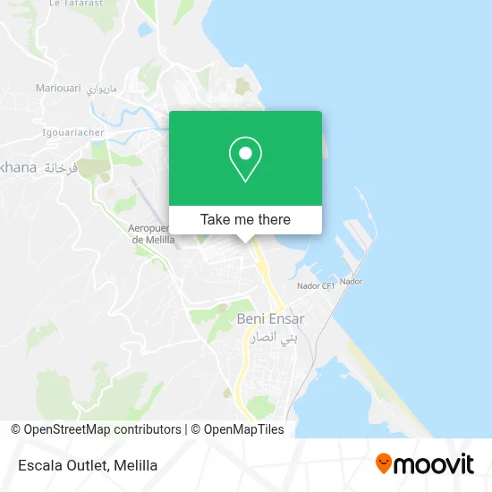Escala Outlet map