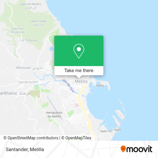 Santander map