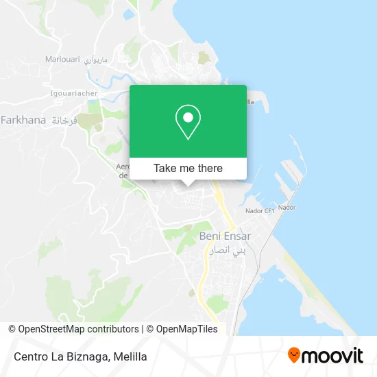 Centro La Biznaga map