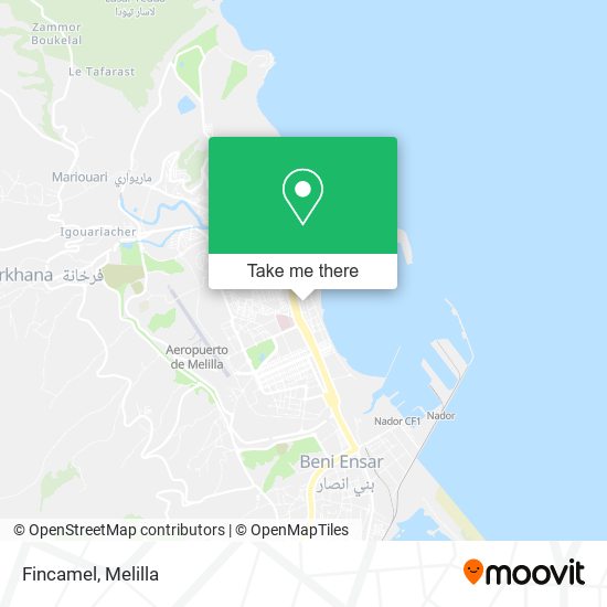 Fincamel map