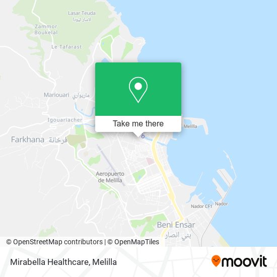 Mirabella Healthcare map