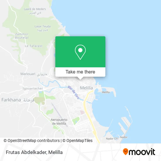 Frutas Abdelkader map