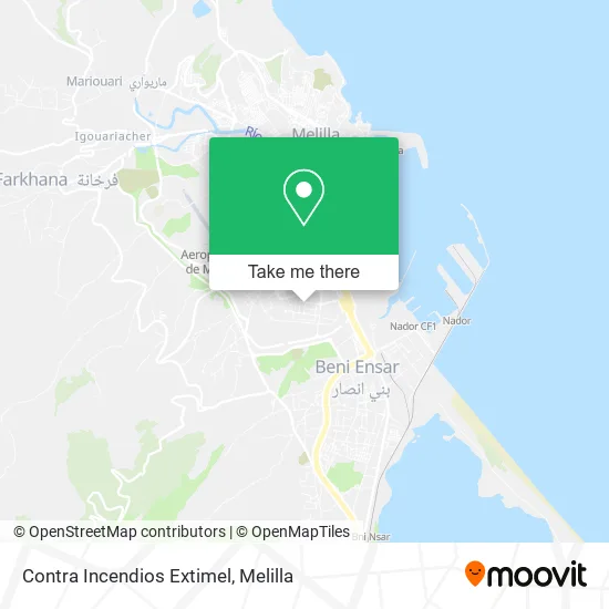 Contra Incendios Extimel map