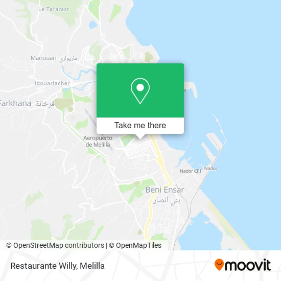 Restaurante Willy map