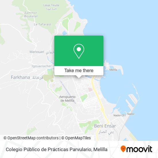 Colegio Público de Prácticas Parvulario map